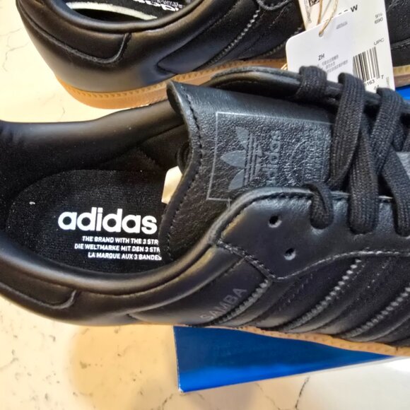 [JS2762] Adidas Originals Mens Samba OG Core Black Carbon *NEW* SIZE 10 WMS 11 - Picture 6 of 14